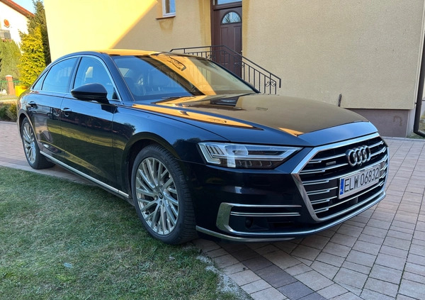 Audi A8 cena 229000 przebieg: 205600, rok produkcji 2017 z Tarnowskie Góry małe 667